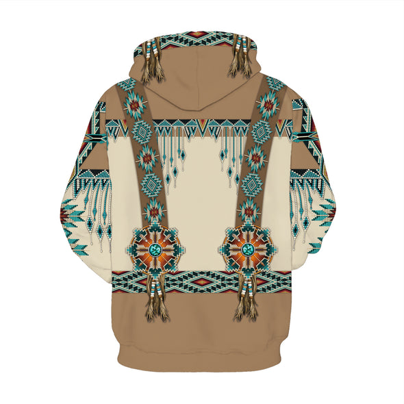 New winter Indian clothing digital printing fashion jacket casual plus size hooded sweater